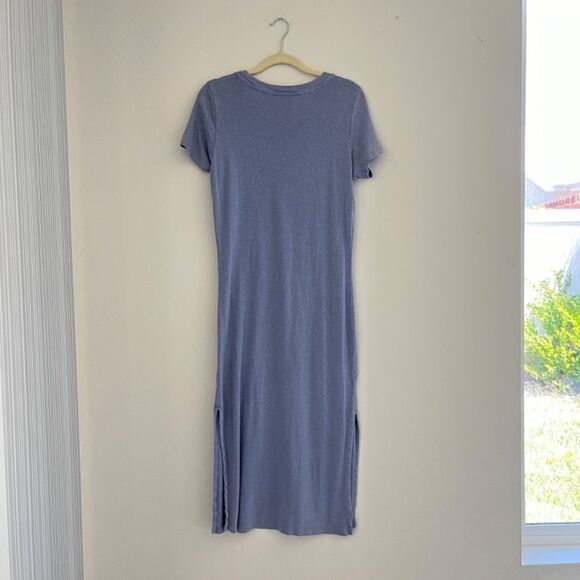 OUTERKNOWN Hemp Neptune Tee Dress size small blue - Picture 3 of 16